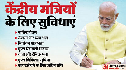 Salaries and Allowances of union Ministers news in hindi