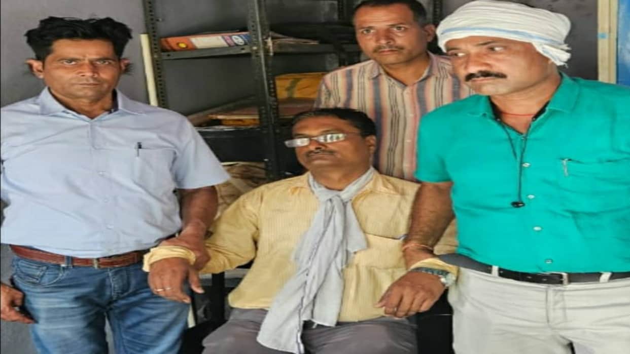 Rajgarh RI arrested for second time while taking a bribe of 16 thousand