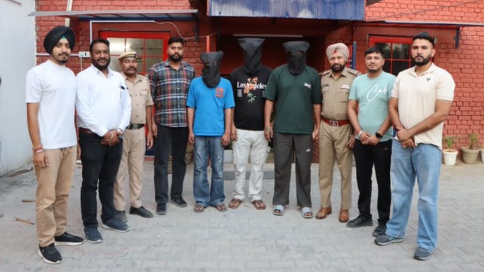 Jalandhar Commissionerate Police arrests three associates of Canada based terrorist Lakhbir Landa