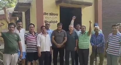 Alwar : Colony residents protested regarding water problem, raised slogans against the water supply department