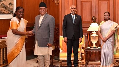 PM of Nepal and President of Maldives met President Draupadi Murmu