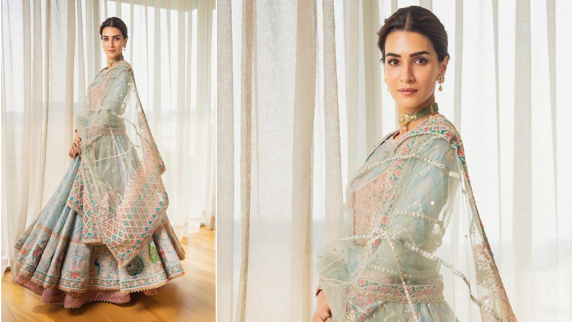 Trendy Anarkali Gown for wedding actress anarkali gown look