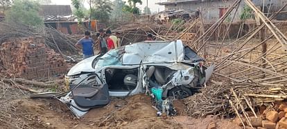 Bihar News: 3 people died in a road accident, Patna News, car overturned Chakai-Deoghar highway.