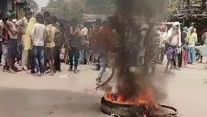 Bihar News: Brother killed brother in Patna, after dispute suddenly shot two; ruckus in protest