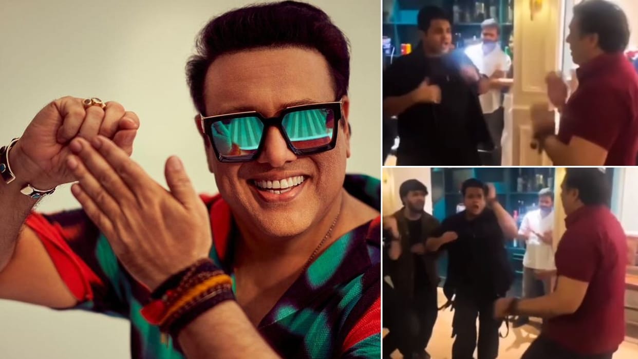 Govinda And His Son Yashvardhan Ahuja Shake on Iconic Number From Coolie No 1 Song Goriya churana mera jiya
