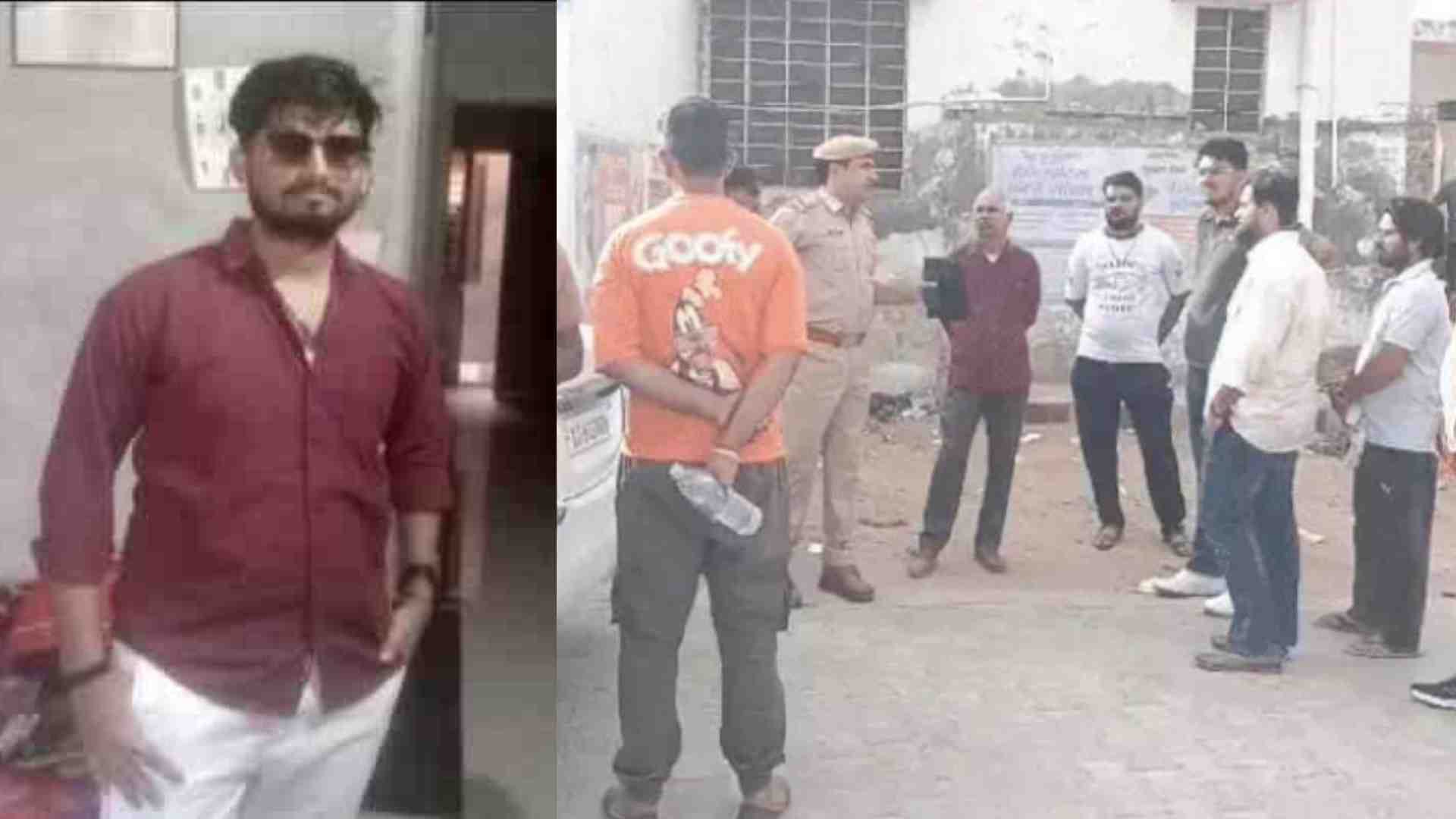 घटना के बाद मौके पर पहुंची पुलिस।