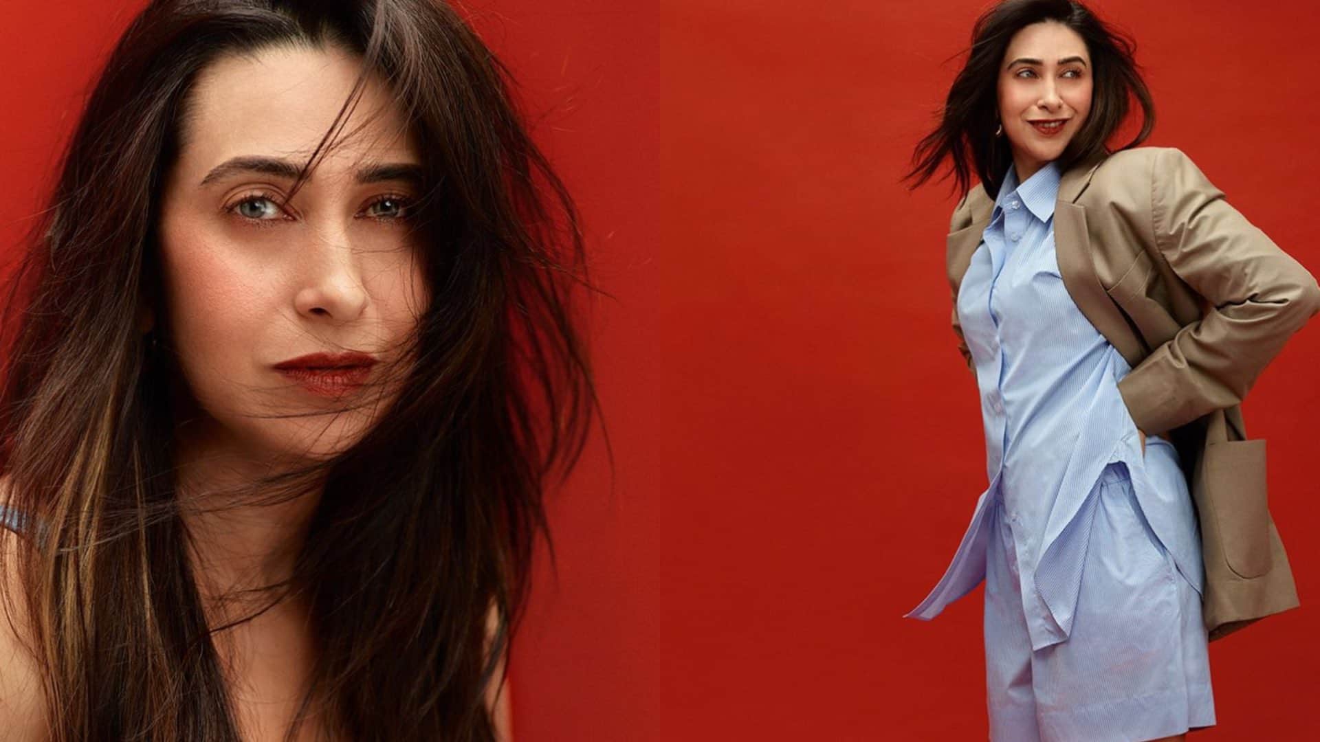 Karisma Kapoor looking stunning in her new photos Fashion designer Masaba Gupta wrote Shes the chicest
