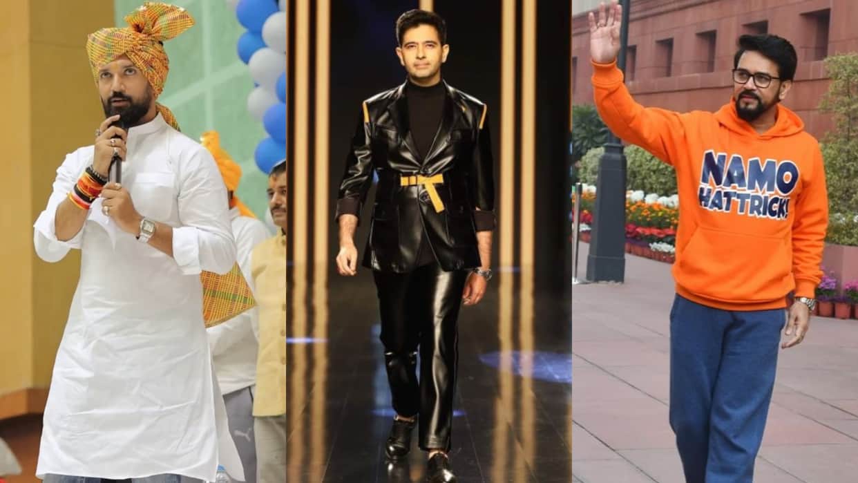 most handsome politicians latest photo of chirag paswan raghav chadha aditya thackeray Anurag thakur