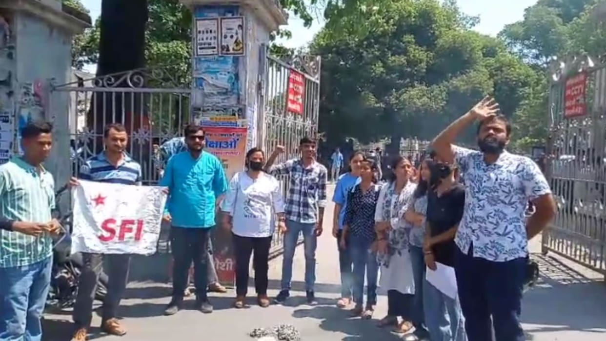 NEET-UG exam results Allegations of corruption and mismanagement students protest Dehradun