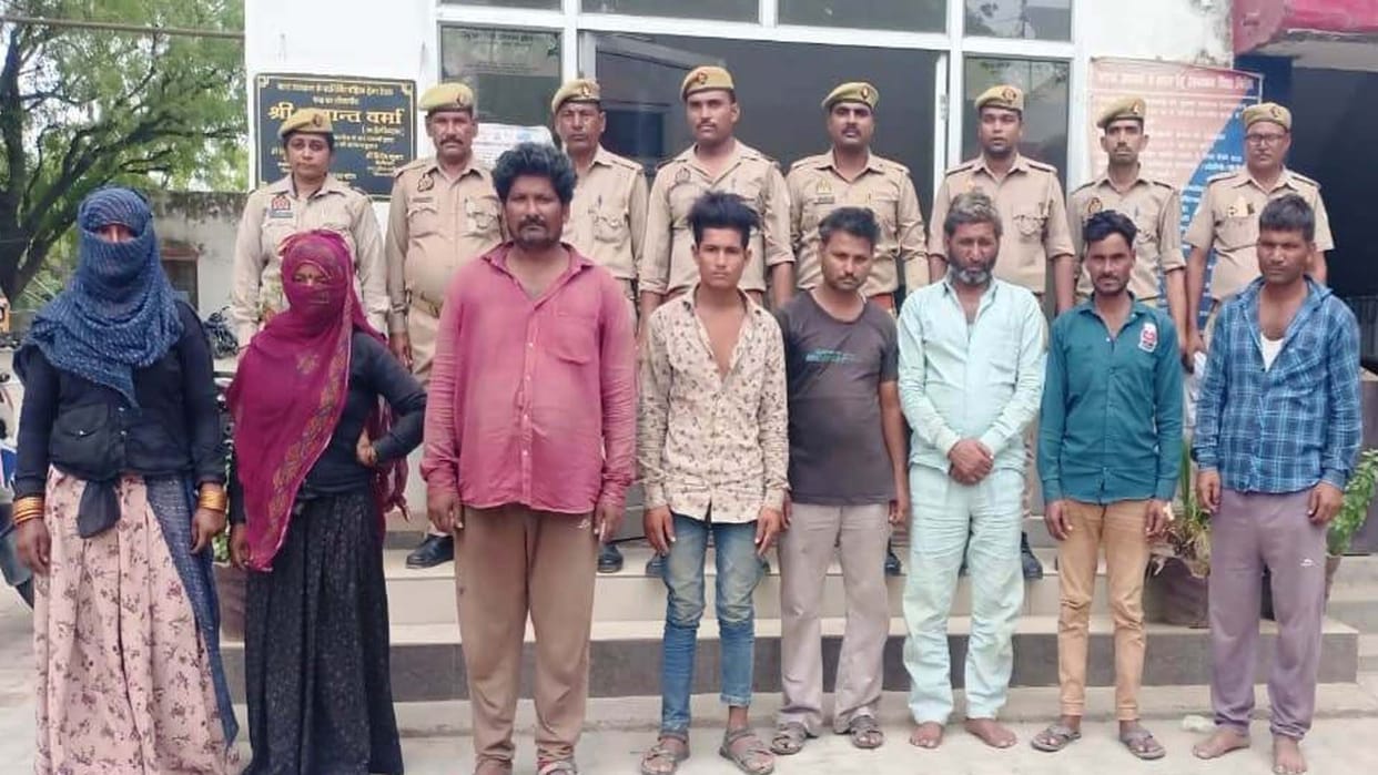 Kannauj: Eight people arrested for smuggling stray cattle