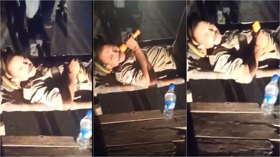 UP Police is not infamous just like that see this video going viral from Etah