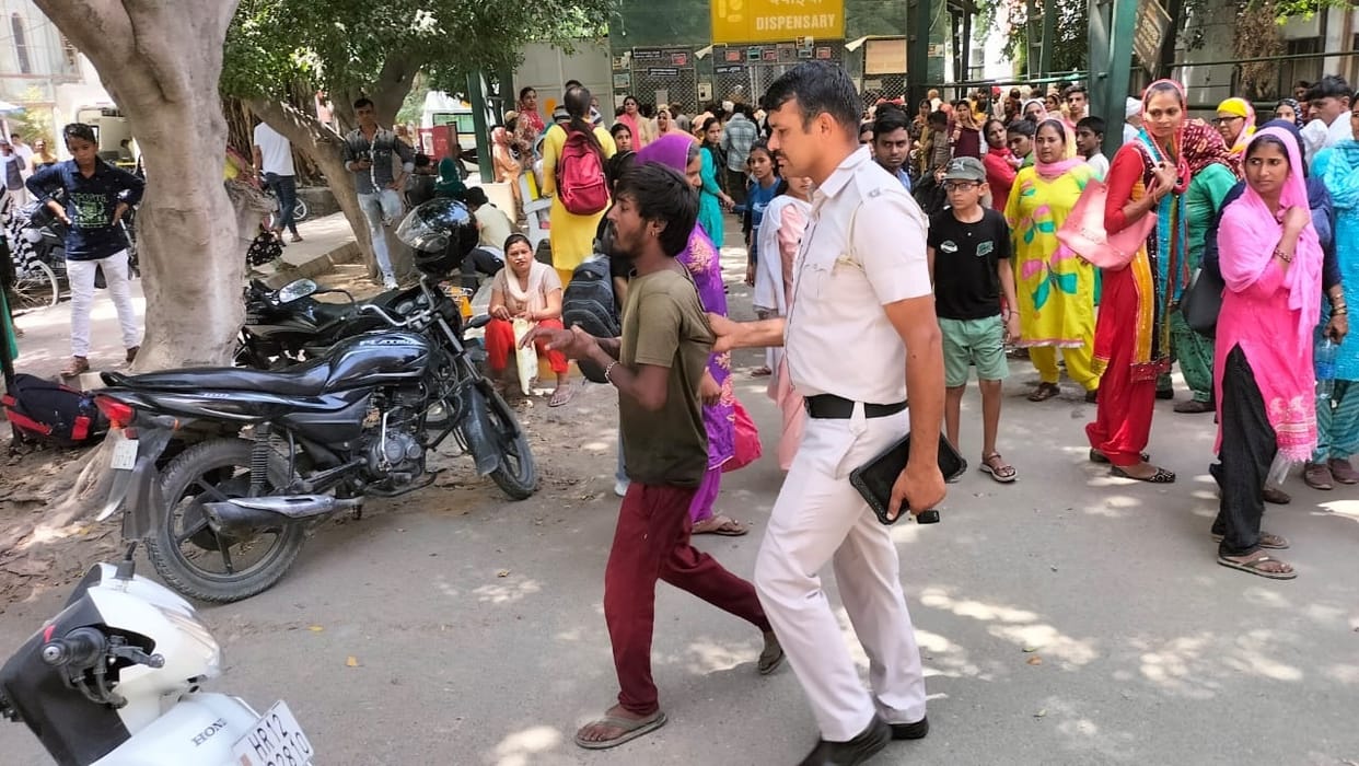 Question on security in Rohtak, Sensation in ADC program, public caught young man mistaking spoon for knife