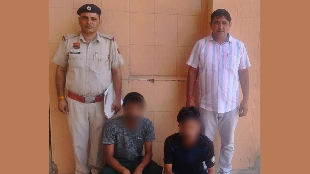 Anti Narcotics Cell action in Jhajjar, two accused arrested with stolen bike, accused sent to judicial custody