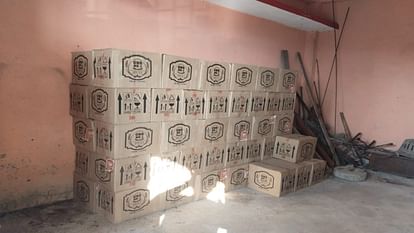 50 boxes of country liquor recovered from a residential house in Brang, Dharampur