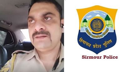 Himachal Video of Sirmaur police head constable goes viral