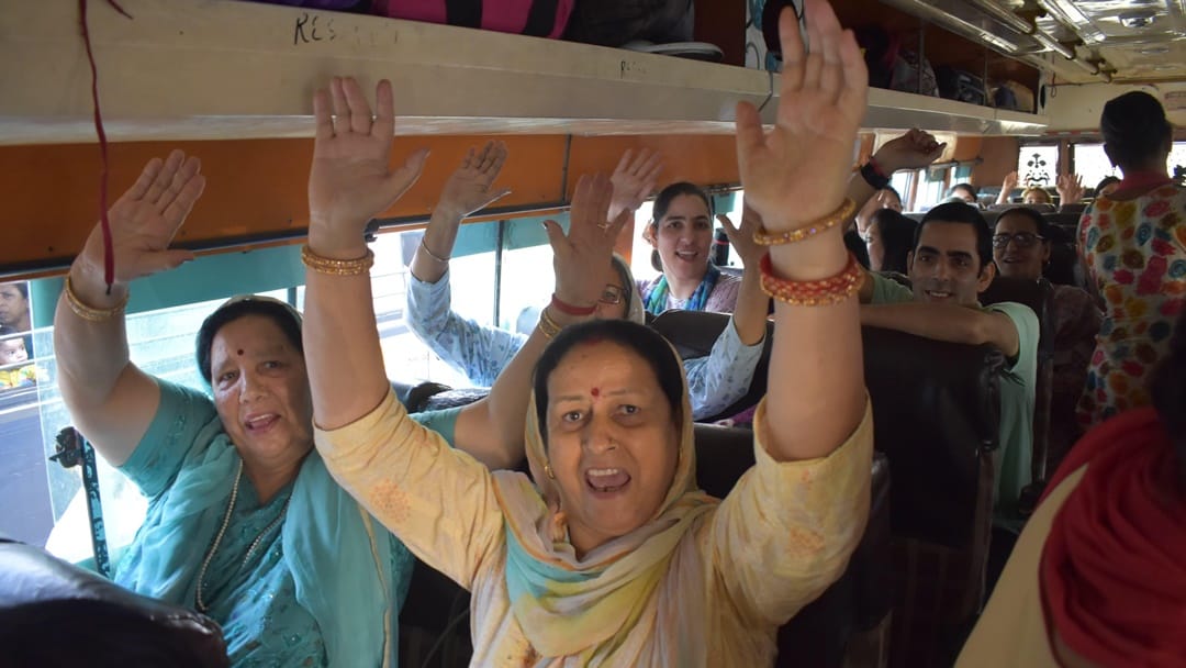 Kheer Bhawani Mela Ganderbal Kashmir 2024 On June 14 kashmirr pandit leaves from jammu