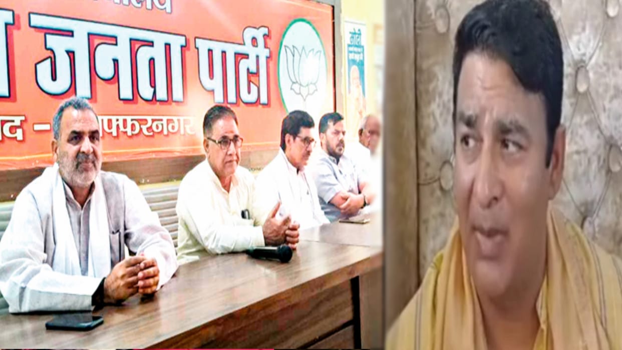 BJP leader Sanjeev Balyan gives statement, Press Note creats trouble for Sangeet Som