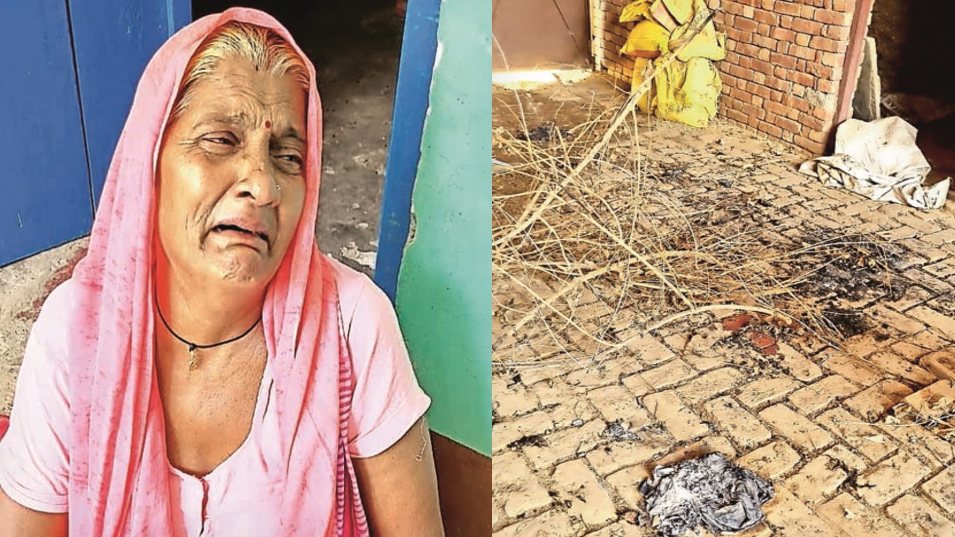 Horrific death to son: Mother was burning her son while sitting in the courtyard, father was terrified seeing