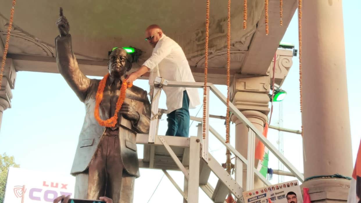 Congress dhanyawad and Aabhar yatra canceled workers took oath protect Constitution in Kashi