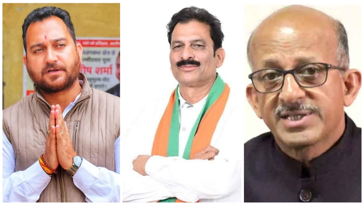 Himachal Assembly by-election BJP candidates announced Hoshyar Singh Ashish Sharma KL Thakur
