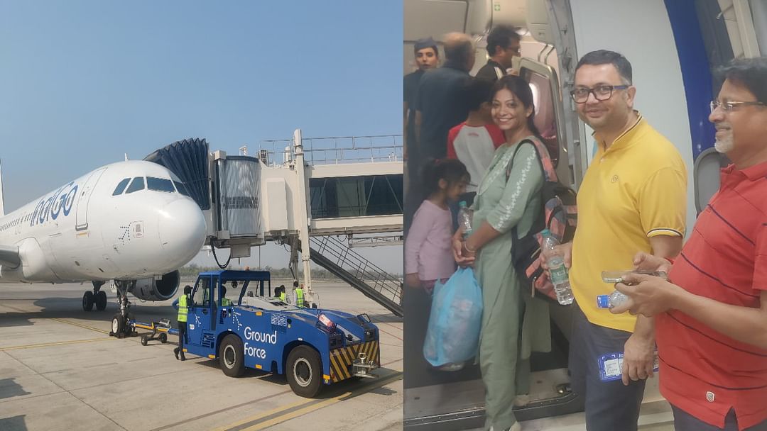 Dehradun Airport Passengers used aerobridge for the first time at Doon Airport Jolly Grant read All Updates