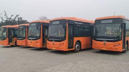 E-bus service on aonla Manauna route stopped all 25 buses will run in bareilly city