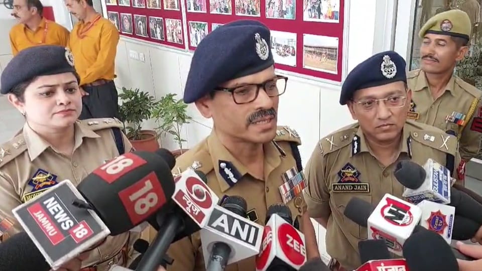 jammu kashmir DGP RR Swain in reasi said terrorists to neutralize soon also warned terrorists associates