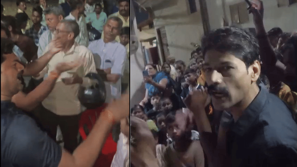 indore news bjp parshad jitu yadav kanh river nadi encroachment viral video