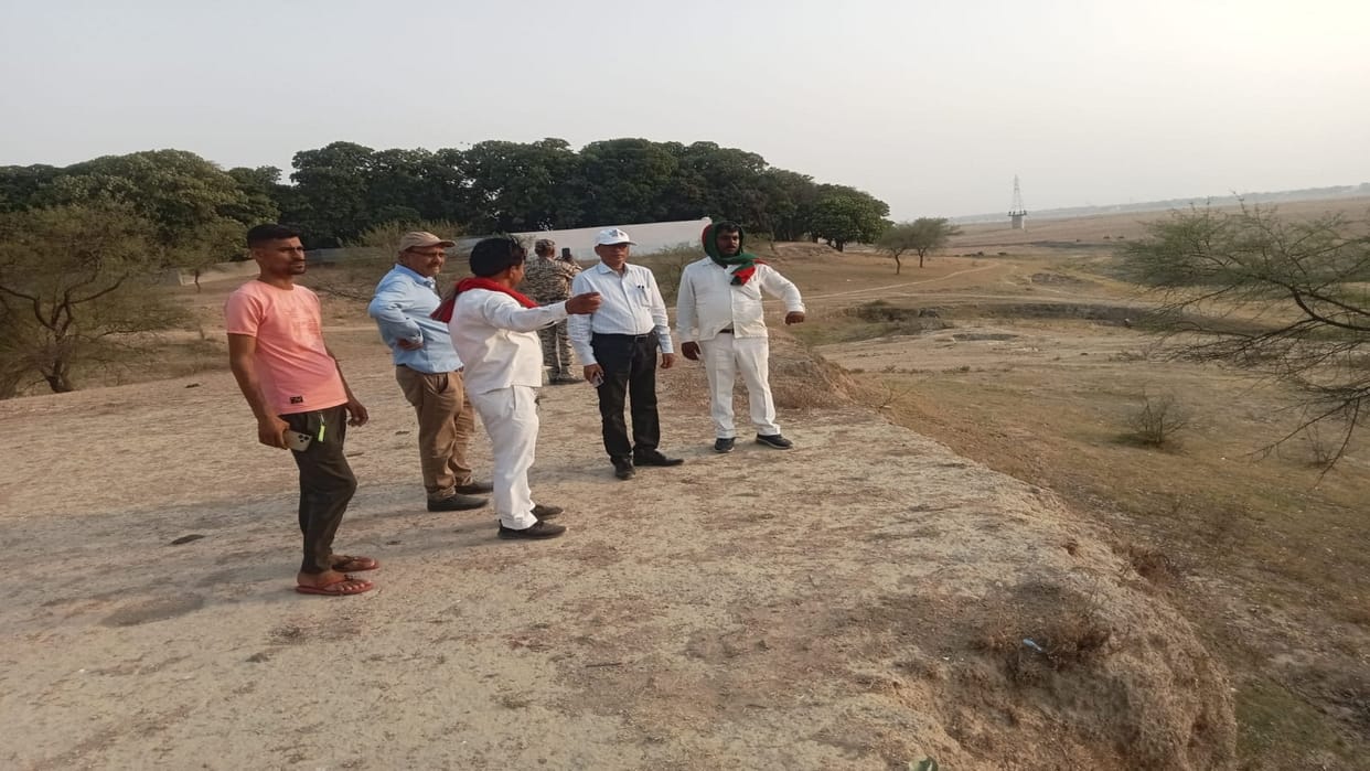 The bodies buried in the alluvium of Sonauti will be cremated, Municipal Corporation team took stock.
