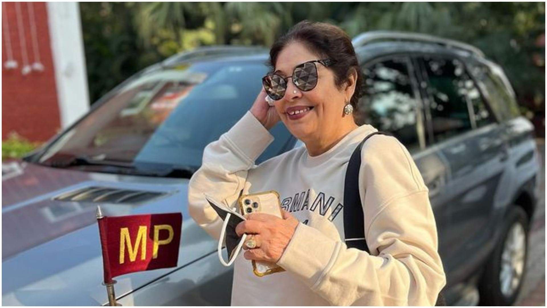 Anupam kher wife Kirron Kher Praised her Husband For Stellar Performance in Vijay 69