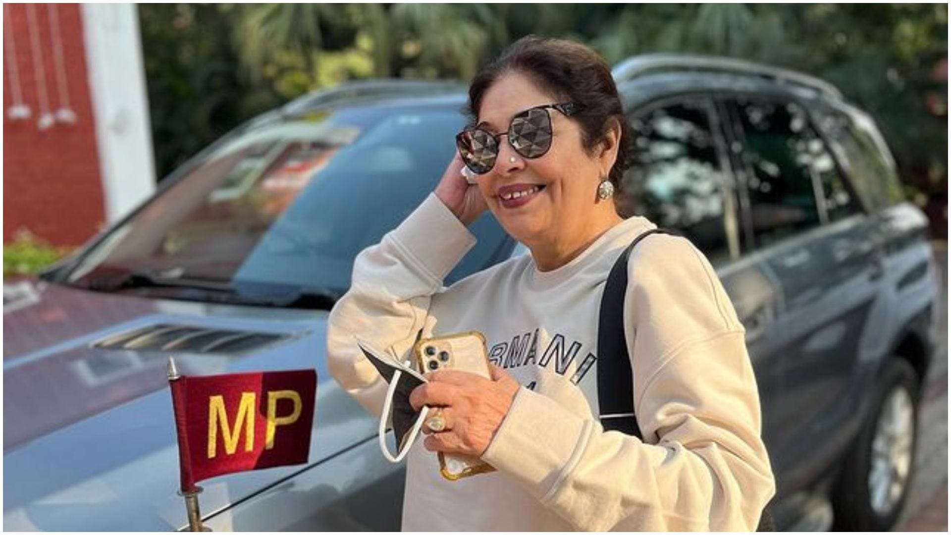 Anupam kher wife Kirron Kher Praised her Husband For Stellar Performance in Vijay 69