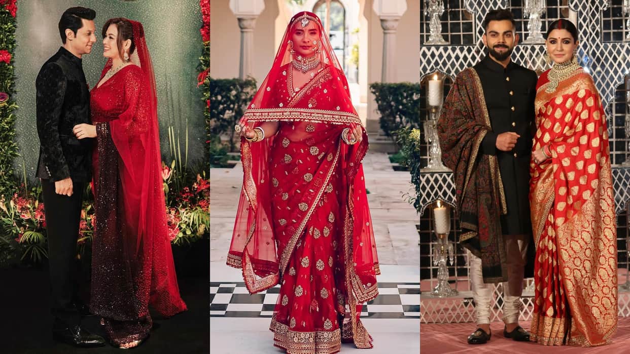 designer latest saree for wedding reception party