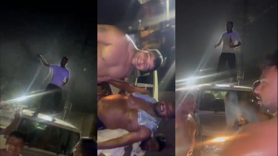 Video of birthday party in Noida police arrested three accused