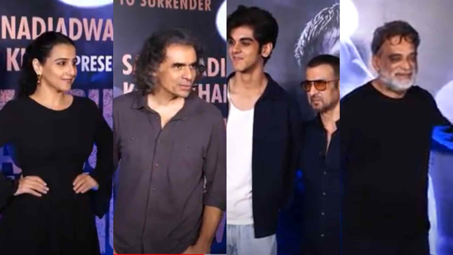 Chandu Champion Screening Kartik aaryan vidya balan ananya panday sharvari wagh richa chadha celebs spotted