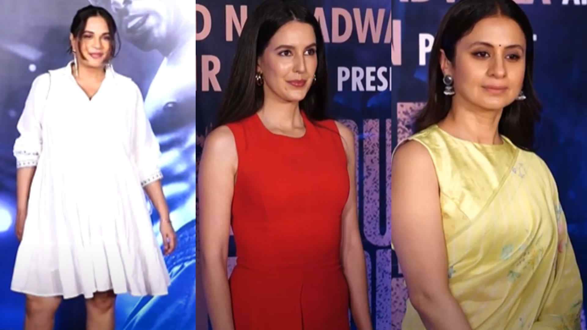 Chandu Champion Screening Kartik aaryan vidya balan ananya panday sharvari wagh richa chadha celebs spotted