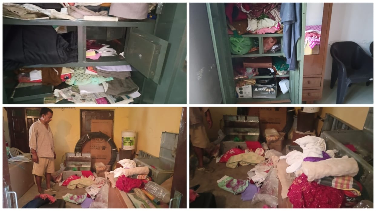 Theft occurred in two houses in Santhi village of Mandi district