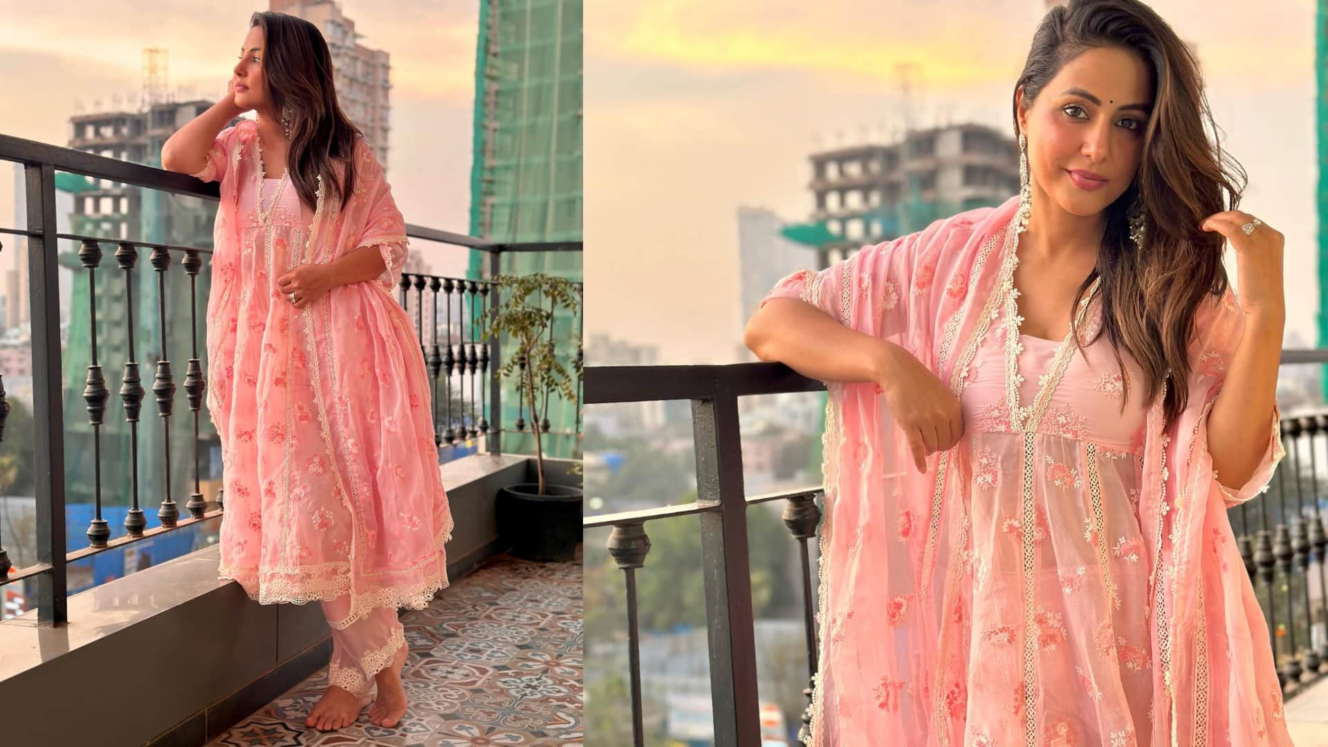 Bakrid 2024 hina khan suit collection for eid ul adha 2024