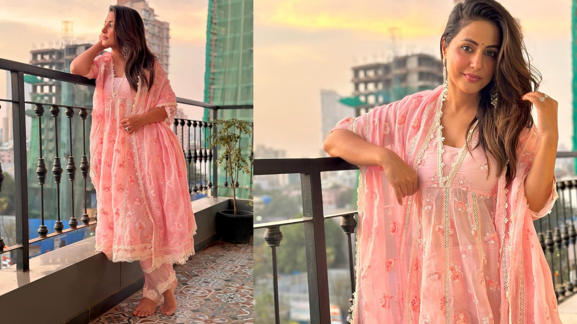 Bakrid 2024 hina khan suit collection for eid ul adha 2024