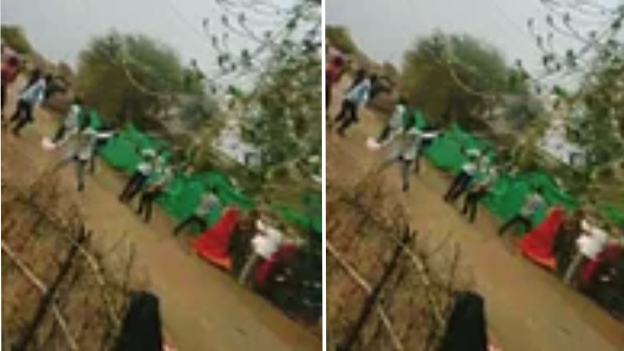 Khargone: Villagers of two villages clashed after the bike was punctured, seven injured in stone pelting