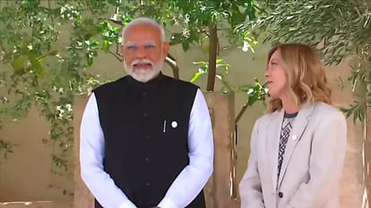 G7 Summit photos PM Modi and Meloni meeting in Italy welcome with Namaste see highlights