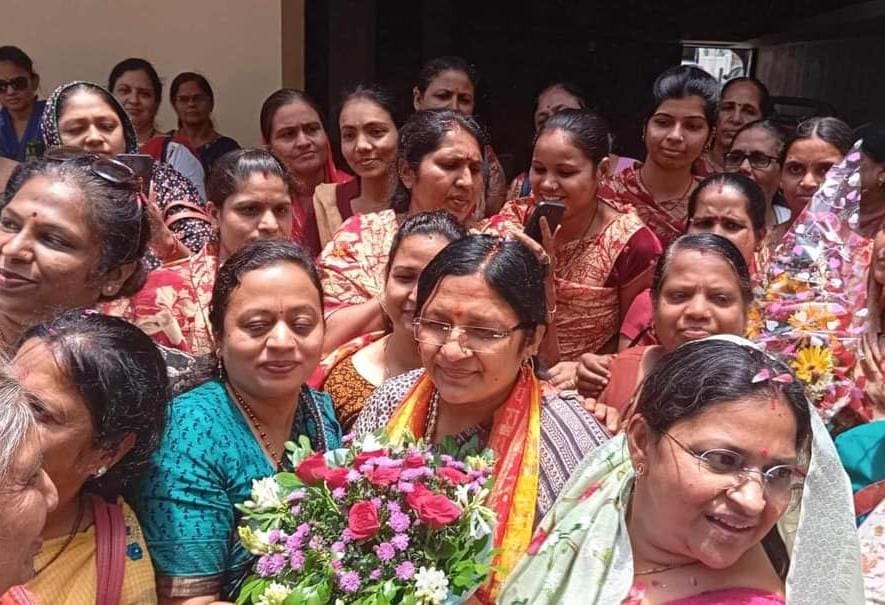 Indore: Union Minister Savitri Thakur said- At present we have to work day and night on the roadmap made for 1