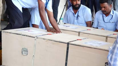 Kuwait fire: Mortal remains of 31 Indians received at Kochi airport, political leaders pay tributes