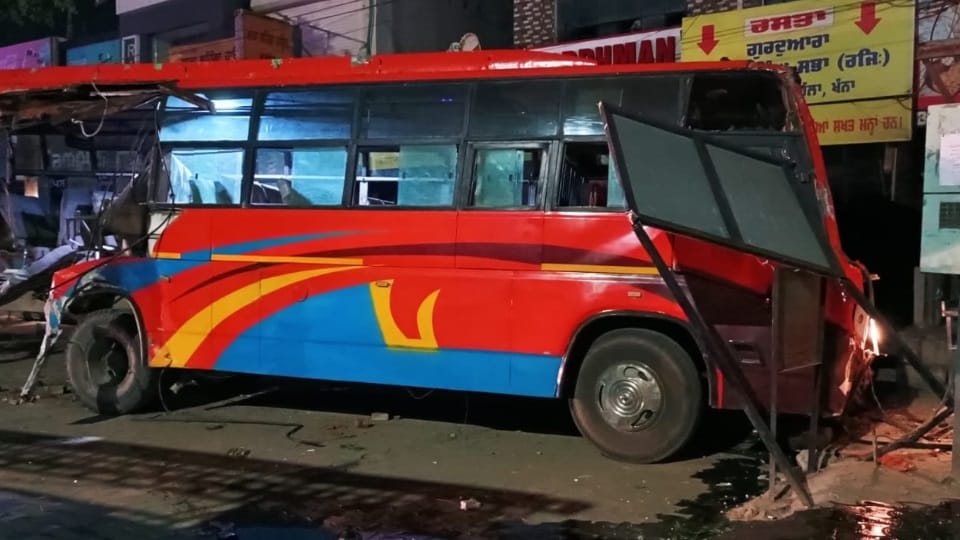 Accident in Khanna, many injured