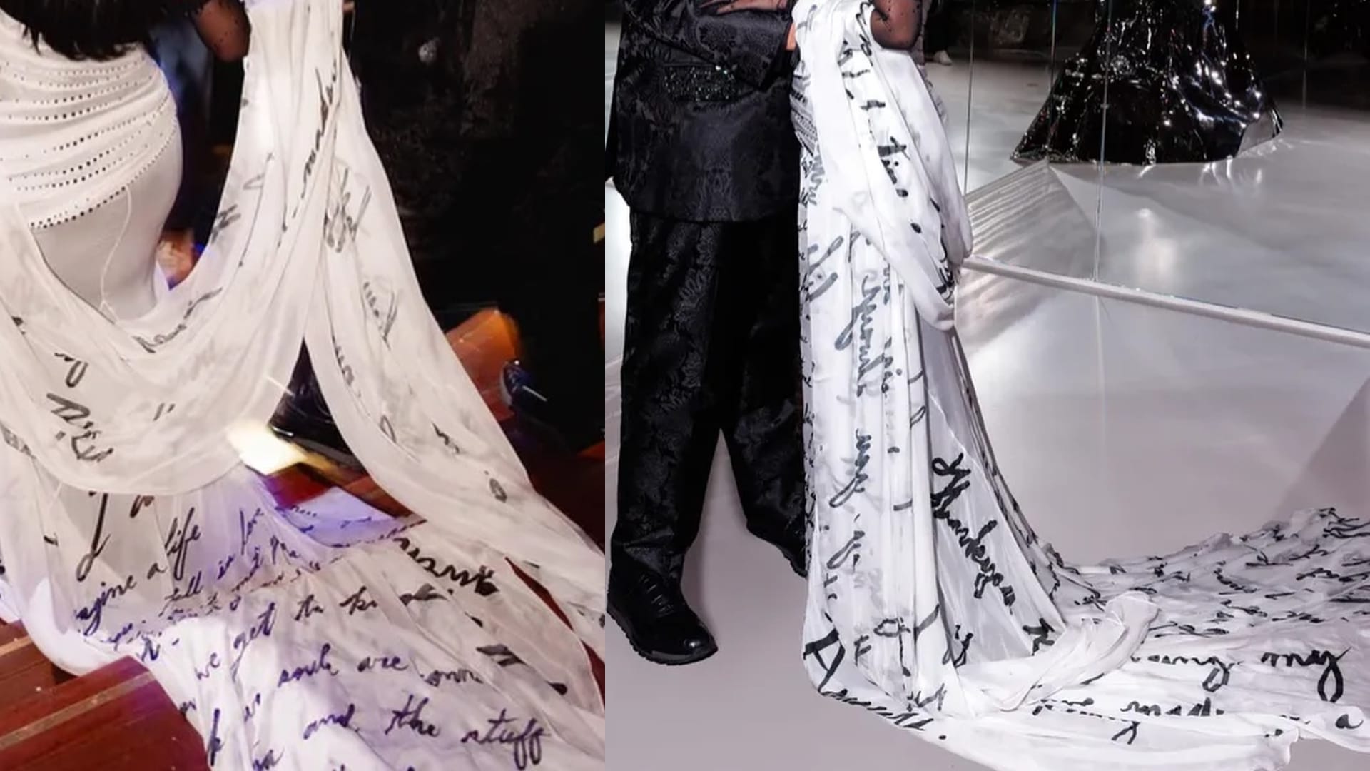Anant ambani Radhika merchant Pre Wedding photos Radhika merchant wore love letter gown on cruise