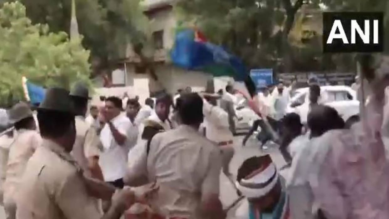 Rajasthan NSUI protests over NEET result in educational city Kota police resorts to lathicharge