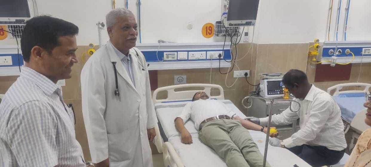 World Blood Donor Day Blood Donation Camp In Shahdol District Hospital