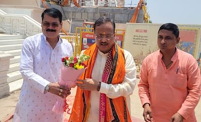 Ayodhya: Former Deputy CM said- Those who threaten to blow up Ram temple will go to hell Ayodhya: Former Deputy CM Dr Dinesh Sharma in Ayodhya.