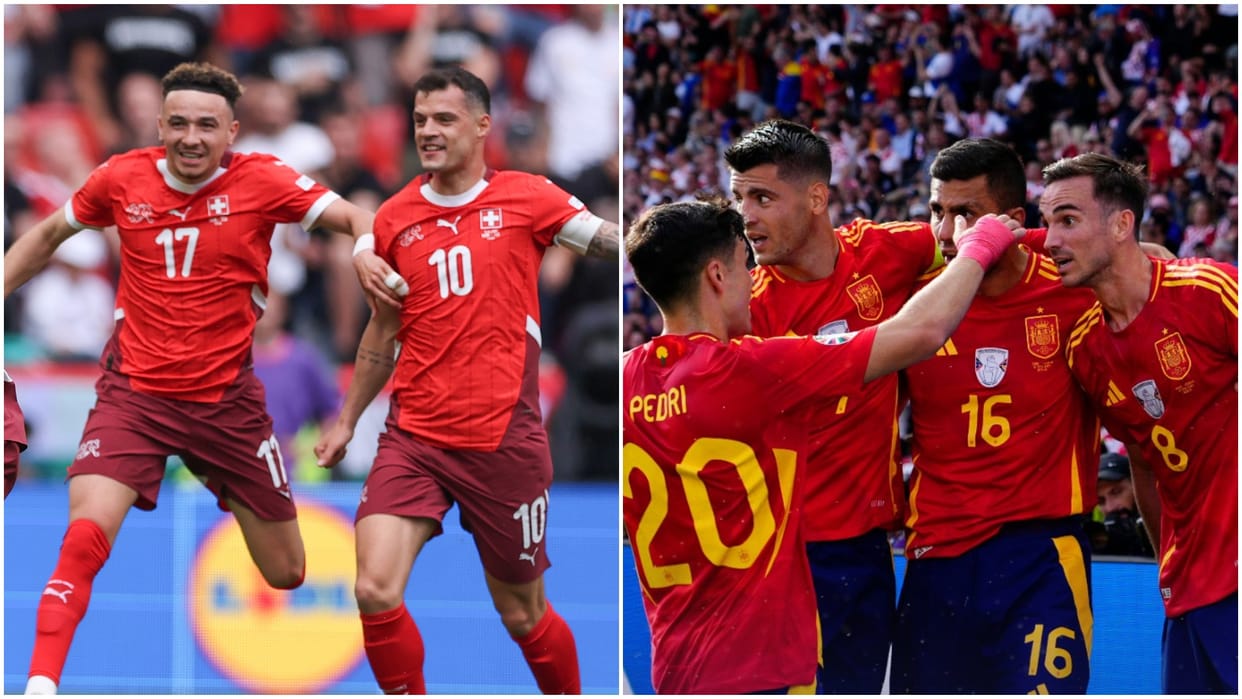 Euro Cup 2024 Football: Switzerland defeated Hungary, Spain made a strong start against Croatia