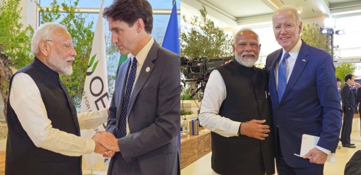 PM Modi holds separate conversations with US President Biden, Canadian PM Trudeau