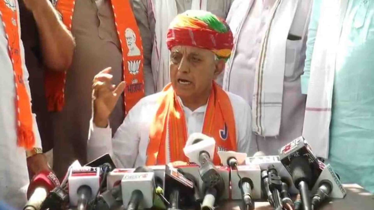 Jaipur News: Bhagirath Chaudhary reached Jaipur after becoming a Union Minister